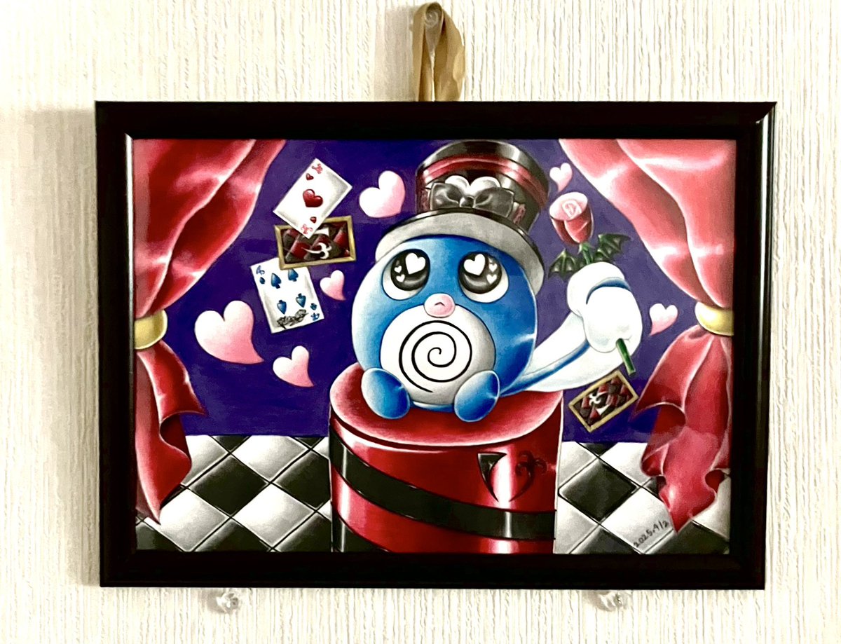 Phantom_Circus8's tweet photo. (過去絵)
@KAGE_NOCT8 🌹カゲロウのニョロモ
(Kagerou’s Poliwag)

#シェイディメンション
#ShadeDimension
#色鉛筆絵
#ColoredPencilDrawing
#アナログ絵
#AnalogDrawing
#ニョロモ
#poliwag
#ポケモン
#pokemon https://t.co/d5TuddsXp3