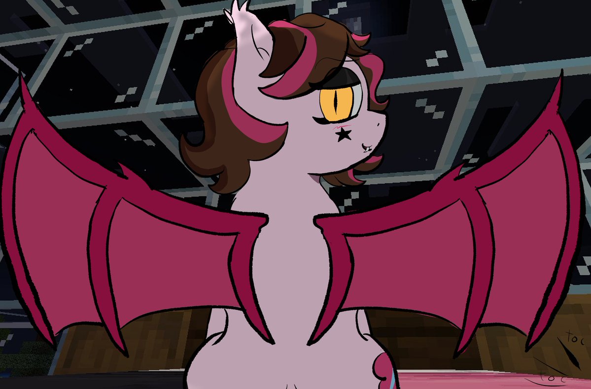 FleetingHeart new batpony!!! (SandraTrixStar) tweet media