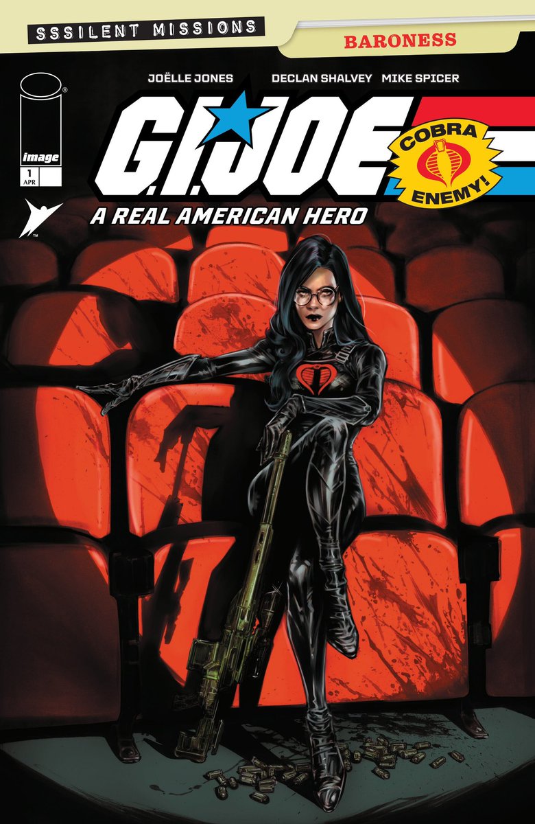 gijoeguy84's tweet photo. Now reading: Sssilent Missions: Baroness

Joelle Jones did some incredible artwork for Batman Rebirth.

The whole issue is gorgeous but her take on Cobra Commander’s helmet really stands out, love the angles. 

Looking forward to next week’s issue! https://t.co/YDhnDlrwyr