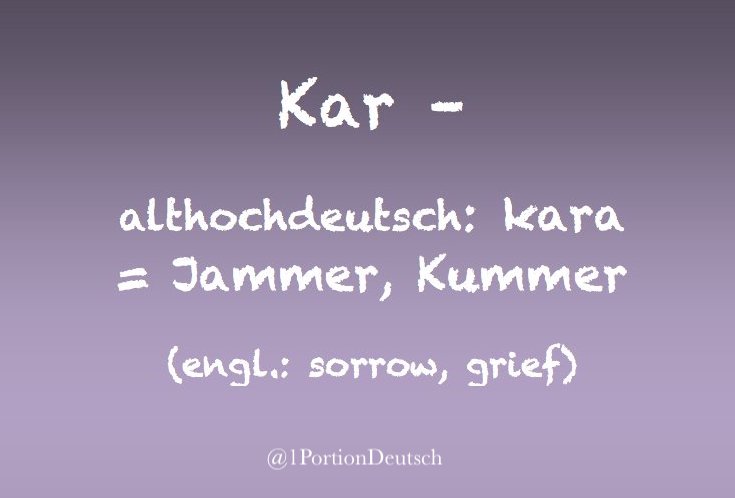 1PortionDeutsch's tweet image. #WortdesTages #Deutschlernen #LearnGerman #Deutsch #German

Karfreitag - Good Friday

➡️ Freitag vor #Ostern, an dem der Kreuzigung Christi gedacht wird

Und woher kommt „Kar-“?
dwds.de/wb/etymwb/Karf…