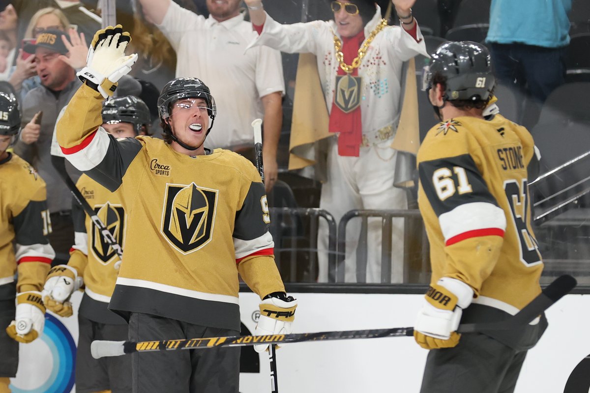that first hat trick as a Golden Knight feeling 😉