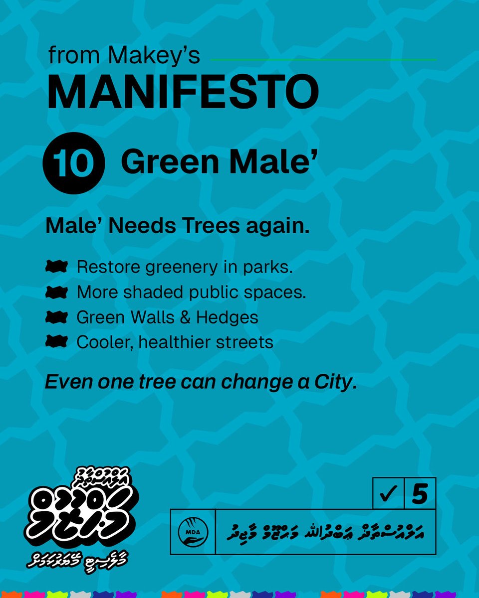 Makey4Mayor's tweet photo. From Makey’s Manifesto… 
Vote 5️⃣✅

#MakeyOk #Makey4Mayor #MahzoomforMayor https://t.co/2CtnYSm3Qj