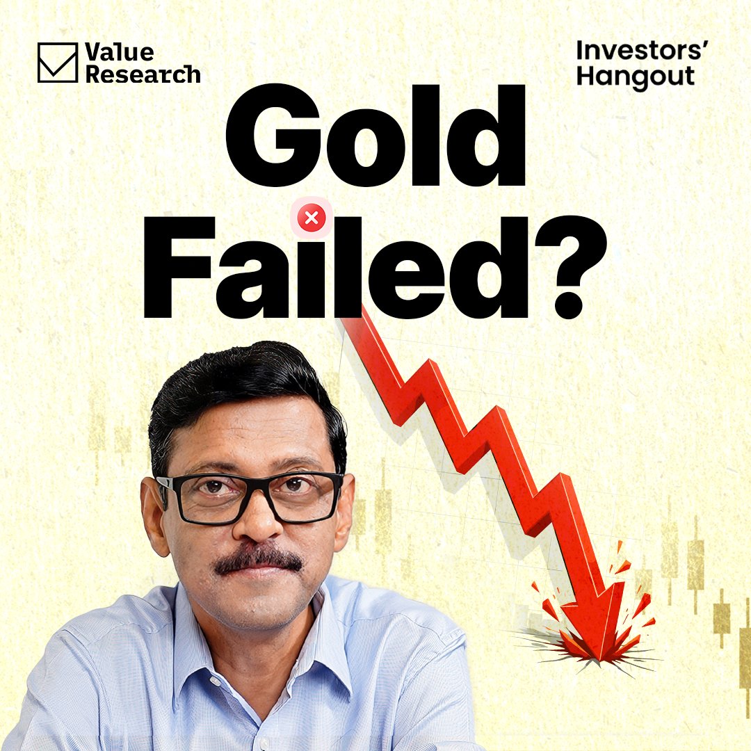 ValueResearch's tweet image. Why did gold fall during war?

Watch here: bit.ly/3Q0T0pf

Is gold still a safe haven for investors?

In this episode of #InvestorsHangout, Dhirendra Kumar explains central bank moves, dedollarisation, and what long‑term investors should do now.

#PersonalFinance
