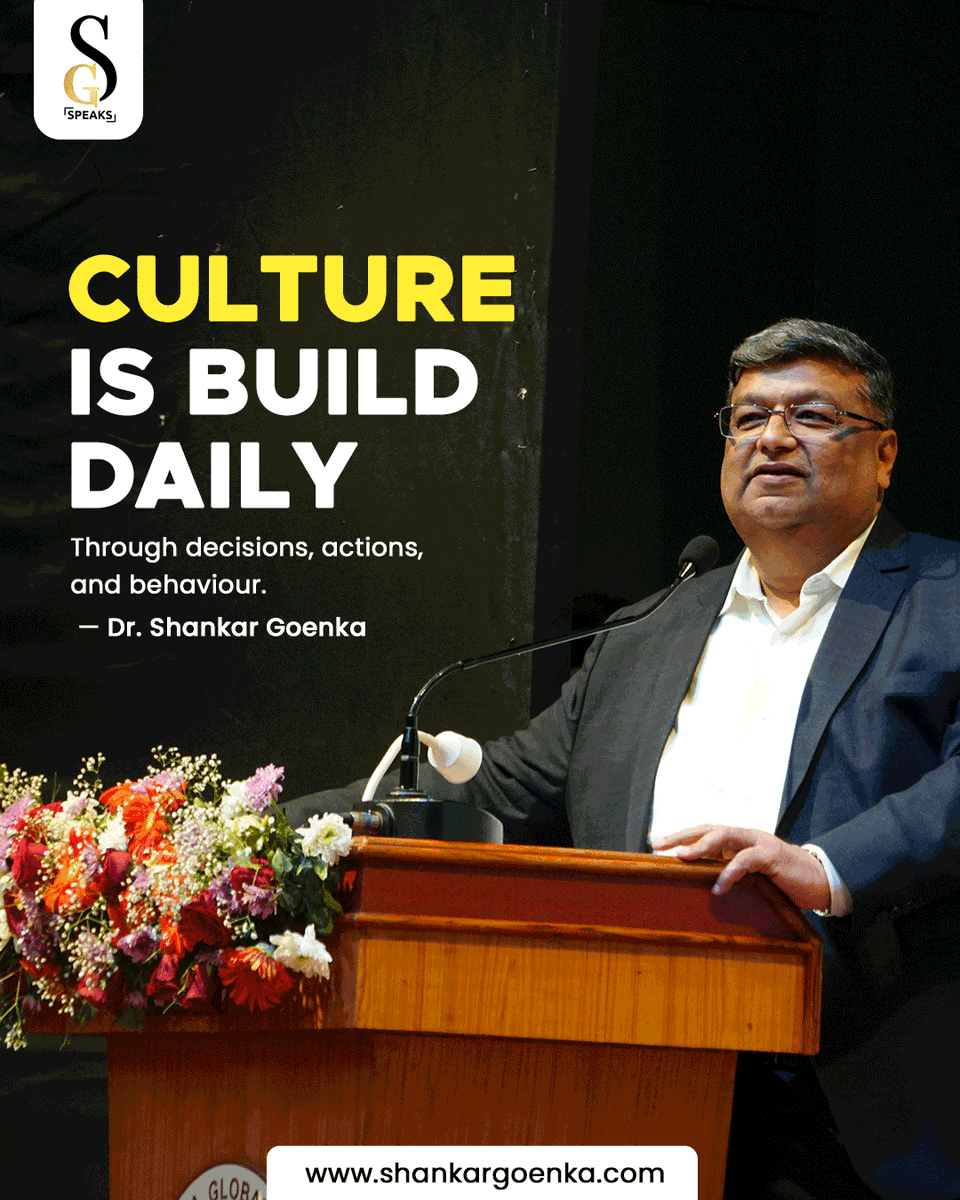 shankargoenka's tweet image. Every organization talks about 𝗰𝘂𝗹𝘁𝘂𝗿𝗲.
But very few understand this👇

𝗜𝘁 𝗶𝘀 𝗯𝘂𝗶𝗹𝘁… 𝗱𝗮𝗶𝗹𝘆.

👉 In the decisions leaders make
👉 In the actions teams take
👉 In the behaviour people tolerate

#corporatetraining #workculture #corporatelife #businesscoach