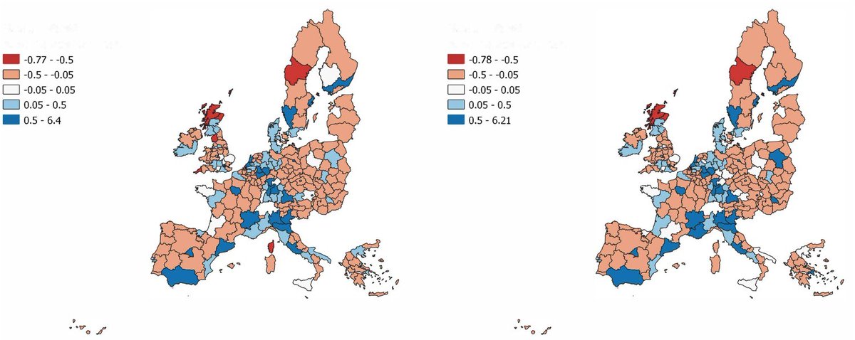 rodriguez_pose's tweet image. Europe’s regional #inequality persists not only because poorer places lack investment, but because income leaks away from them with regularity.
Carrascal-Incera &amp;amp; Hewings show in @spatialeconomic how capitals are suction pumps in #Europe’s economic system.
doi.org/10.1080/174217…
