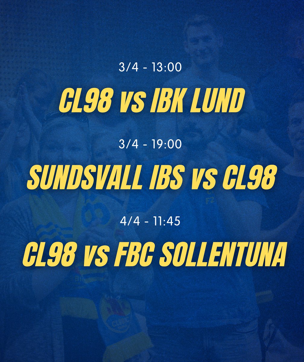 Idag startar USM! 🔥

Under helgen så samlas Sveriges 16 bästa lag på pojk- och flicksidan i Uppsala för tävla om SM-medaljerna 🤩

Här ser du spelschemat för våra F16 💙

Du ser matcherna på play.innebandy.se 🖥️