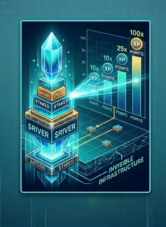 Hitesh59156316's tweet photo. Want to 10x your @River4fun impact? It’s not just about the posts—staking $RIVER and satUSD is the ultimate multiplier. 💎 Experience the power of "invisible infrastructure" while stacking points for the next phase of the ecosystem.
The future is holistic. 🔄
$RIVER @RiverdotInc https://t.co/ghIsP3GPo0