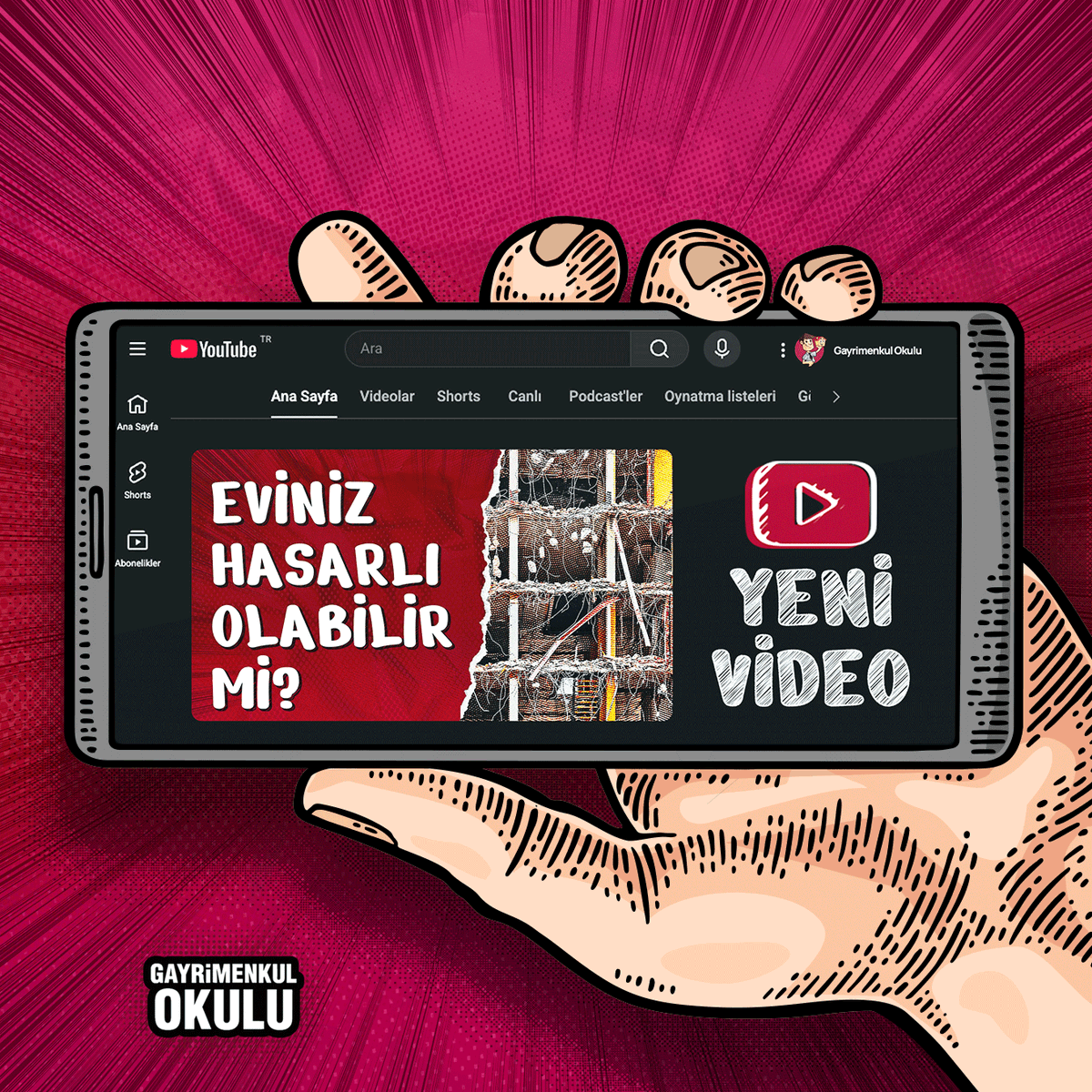 Ev alırken dikkat 🏠 Binanın hasar kaydını kontrol ettiniz mi?
 e-Devlet/ÇSB sistemiyle 37 ilde sorgu yapılabiliyor (İstanbul yok)
🏢 En net bilgi belediye proje dosyasında (sadece malik/uzman erişir)
Türkiye’de tüm binaları kapsayan tek sistem henüz yok. 
#Gayrimenkul #Deprem #K