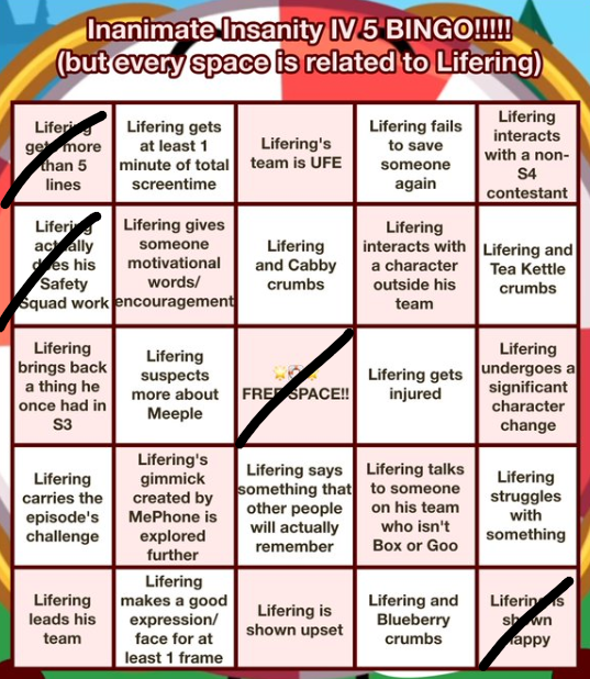 liferingsterz's tweet photo. whatever
(I'll use the same bingo for next episode because I'm sooo unoriginal) https://t.co/9kVPv1f8gv
