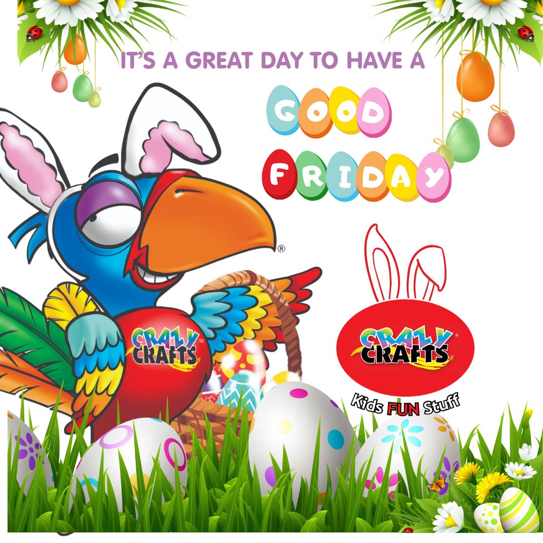 Wishing all our Crazy Crafts besties a beautiful Good Friday 💛🐰

May your day be filled with love, peaceful moments and a little creative joy ✨

With love, CiCi &amp; the Crazy Crafts team ❤️