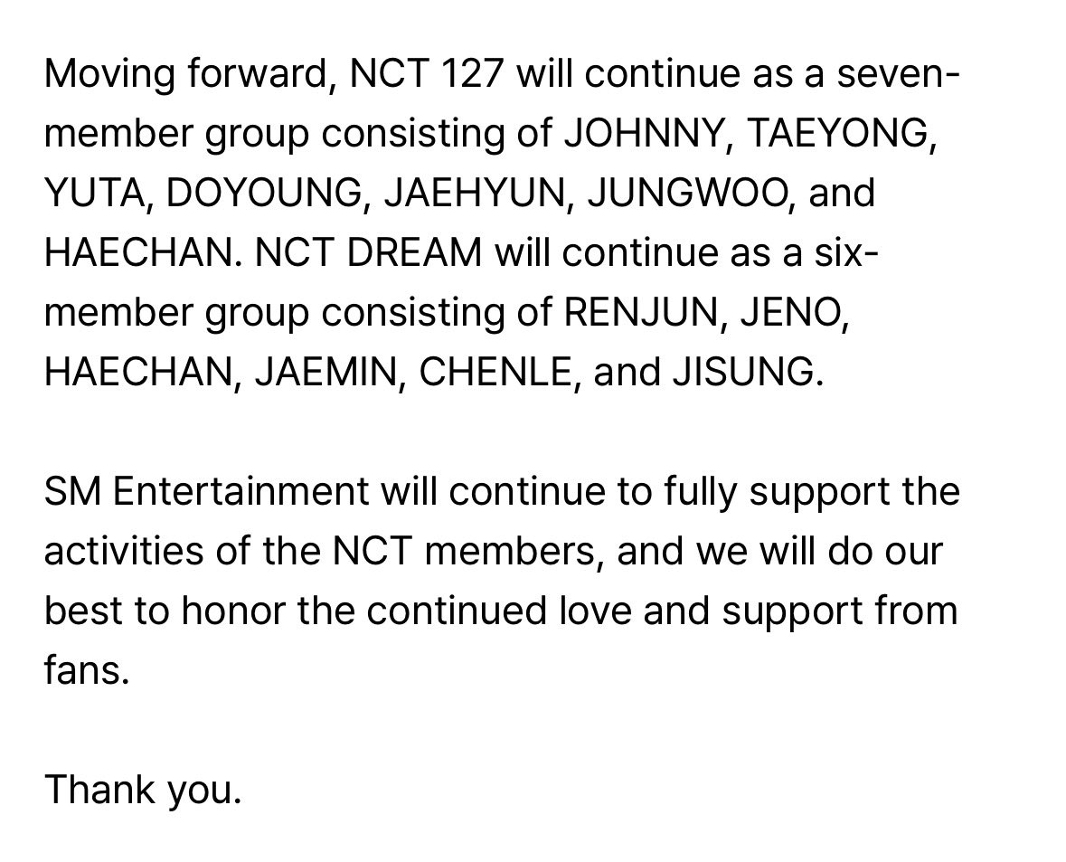 jaeminners's tweet image. mark will leave nct…