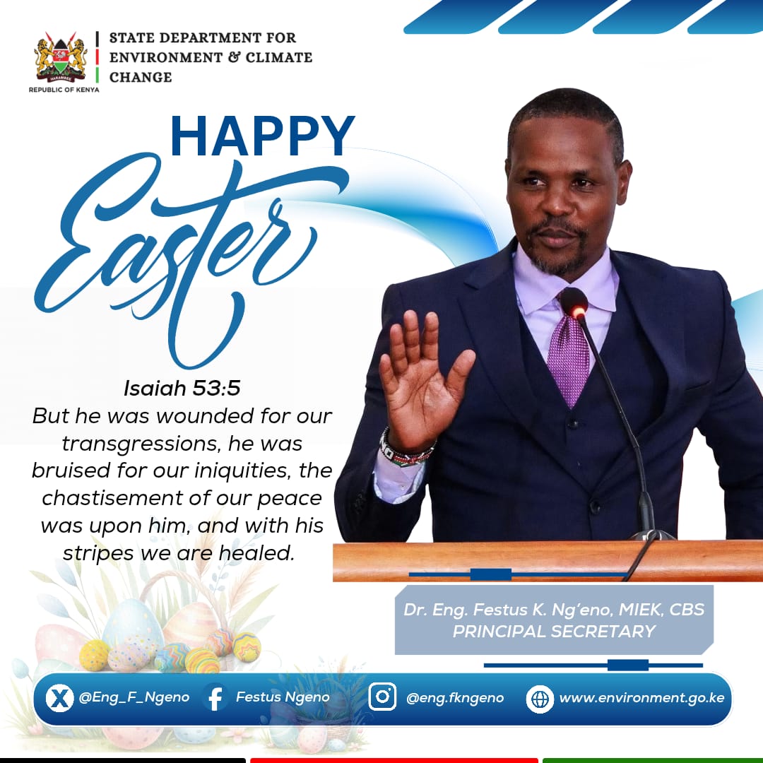 Dr. Eng. Festus K. Ng’eno, MIEK, CBS tweet media