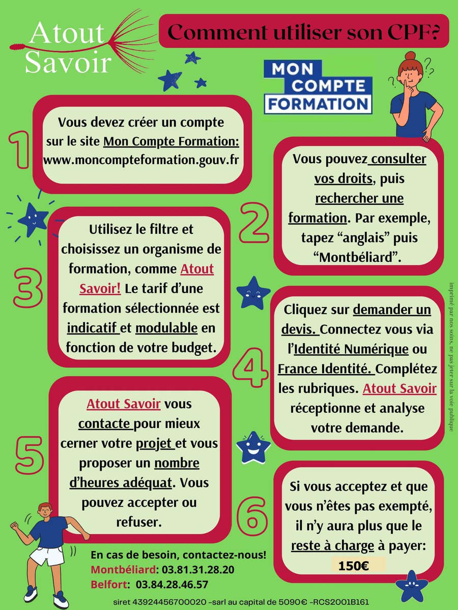 AtoutSavoir's tweet photo. Pour ne pas être pénalisés, nous ne saurons que vous conseiller de prendre des formations longues dans la mesure du possible. N'hésitez pas à venir à notre rencontre si vous avez besoin d'aide, nous serons ravis de répondre à vos questions. ☺️ https://t.co/BqTPJTVW5R