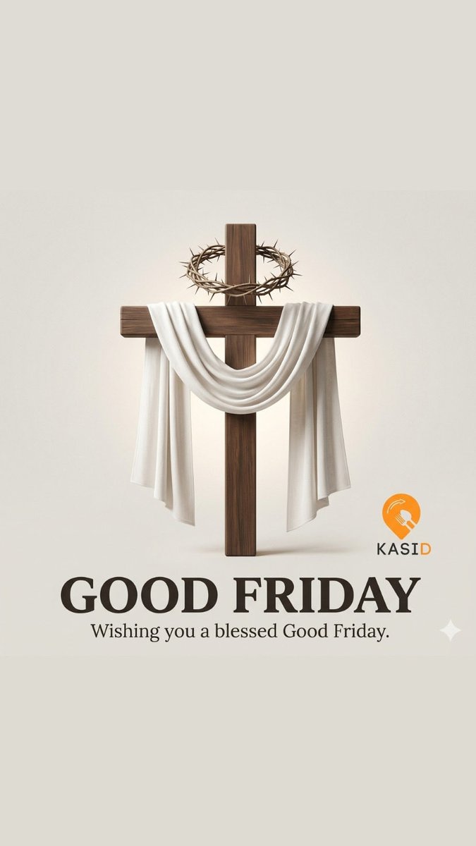 KasidDelivery's tweet photo. Good Friday reminds you what sacrifice looks like. Service. Love. Giving without expecting back.

Today is not about speed. It is about meaning. Reflect. Serve. Give.

#GoodFriday #KasiD #ServeWithPurpose  #TownshipEconomy #CommunityFirst #FaithInAction #DeliveryWithPurpose https://t.co/dfvihWA2XG