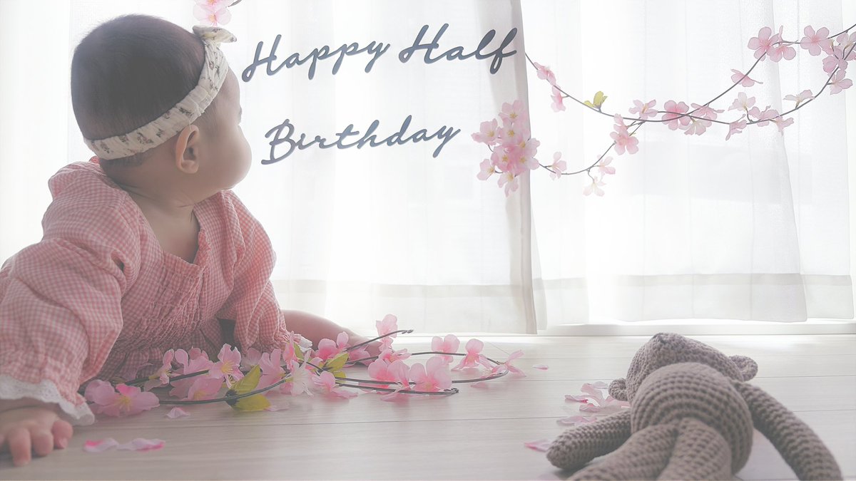 ryuntaso_'s tweet photo. - ̗̀ 𝙷𝙰𝙿𝙿𝚈 ½ 𝙱𝙸𝚁𝚃𝙷𝙳𝙰𝚈  ̖́-
だいぶ過ぎてしまったけど
こまめ🍐のハーフバースデーフォト📸

最近ずり這いが出来るようになって
ますます目が離せなくなりました😇 https://t.co/kNaTbmHd6s