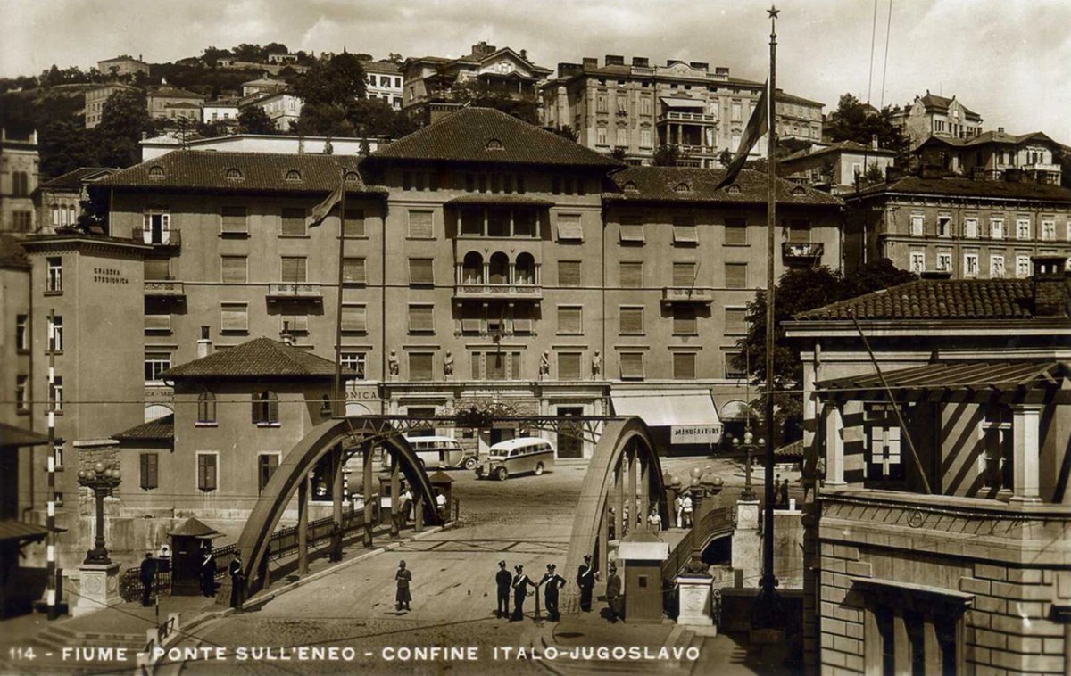 Pillandia's tweet image. Granica między Włochami i Jugosławią w okresie międzywojennym. 
pillandia.blogspot.com/p/avaleht-iniz… 

#Italy #Yugoslavia #Border #Fiume #Rijeka