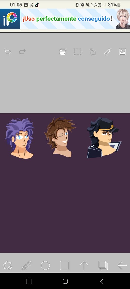 Los jojos, haré a los 9 jojos, (si, haré hasta Jodio)  así de paso practico con este nuevo estilo, si les gusta, veré si hago a los jojo's bro