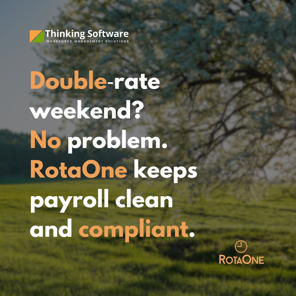 ThinkingSoftW's tweet photo. 💮 Bank‑holiday chaos? Not with RotaOne. Accurate pay rates, seamless payroll integration, and mobile scheduling keep everything running smoothly.

Demo 👉 https://t.co/wPz6fUos8T 

#RotaOne #WorkforceManagement #RotaPlanning #ThinkingSoftware #HRSolutions #spring #bankholiday https://t.co/iQO2BKhlwP