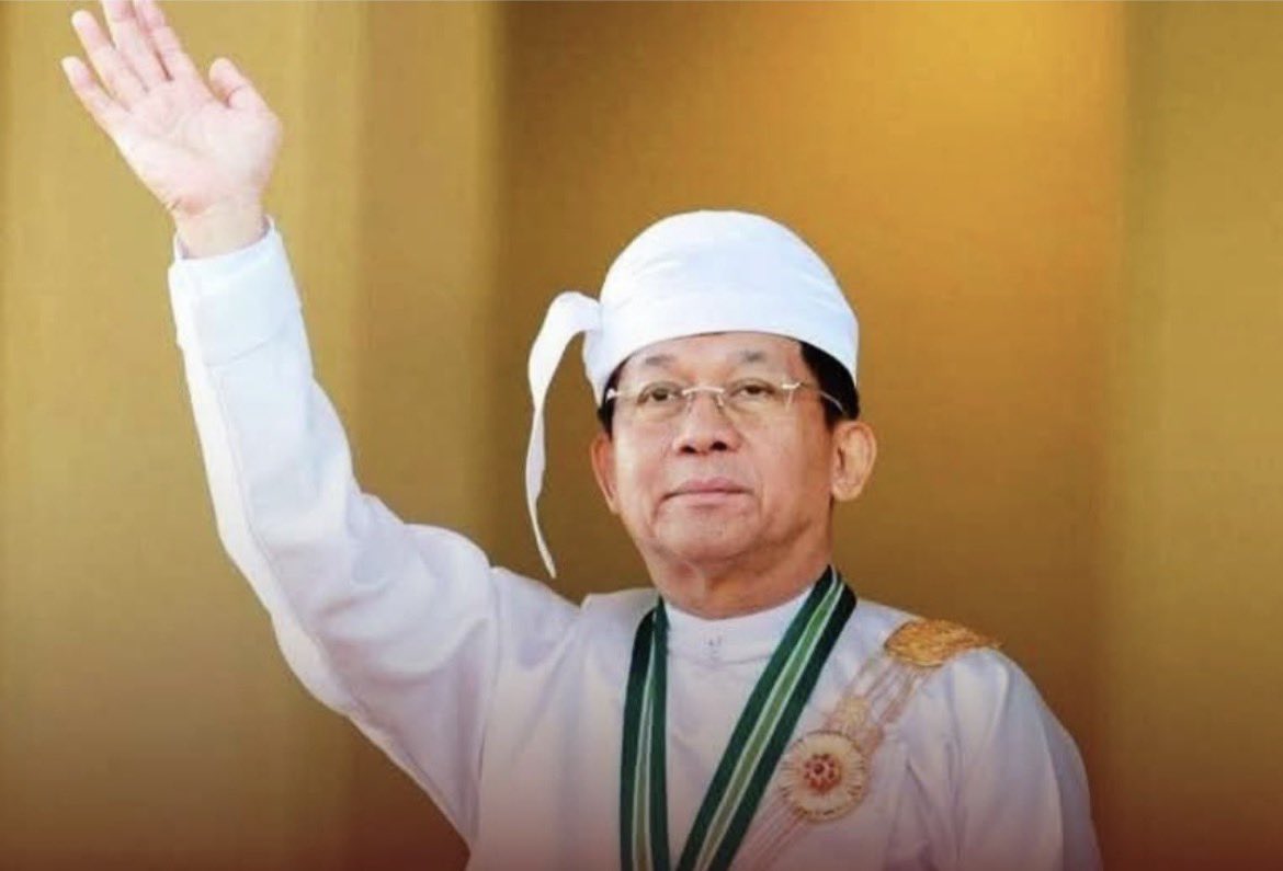 “We proudly welcome His Excellency President U Min Aung Hlaing, the 11th President of the Republic of the Union of Myanmar.”
#myanmar