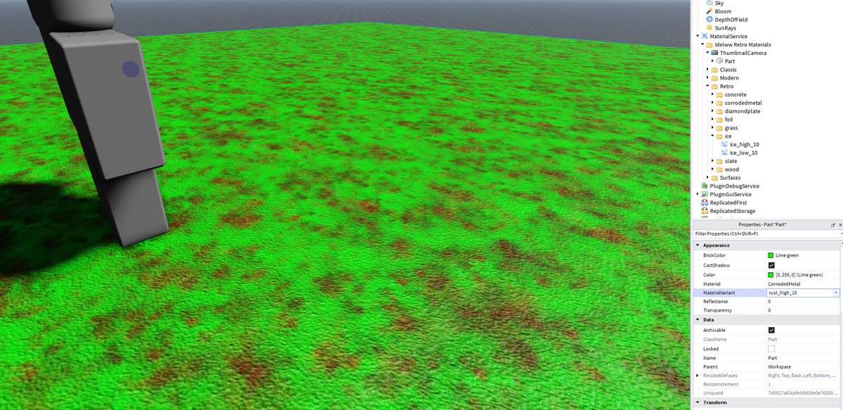 #robloxdev #roblox #robloxretro #rtc
Retro Materials Pack will soon receive fixed materials!

Meaning ALL old Roblox materials will now look 95% accurate to old Roblox. 

You can buy the materials pack here:
create.roblox.com/store/asset/12…
(This update will release later this month!)