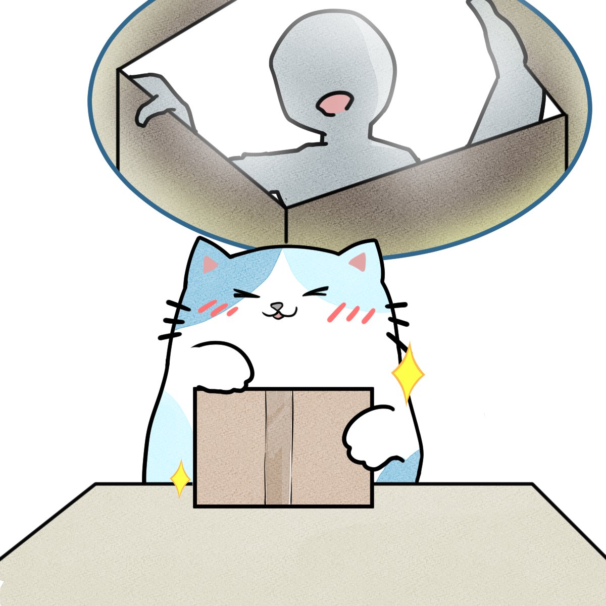 にゃんにゃ～♪
今日は梱包作業を頑張っているにゃ！

お客様が開けた時にワクワクと、喜びがい～っぱいの笑顔を想像して梱包すると、にゃぺもワクワクするにゃ！

今週もい～っぱいいろんな人の笑顔が生まれますよーににゃ！✨