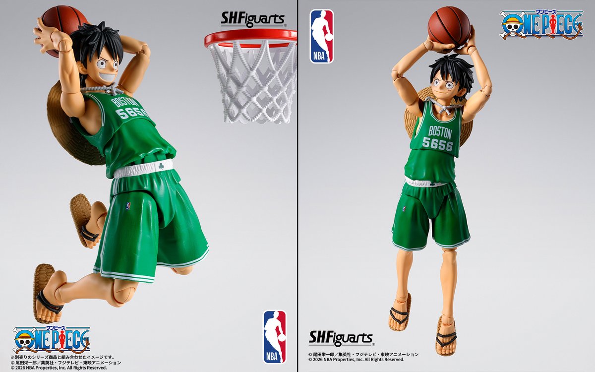 4月3日(金)16時予約解禁】 「S.H.Figuarts ONE PIECE×NBA モンキー・D