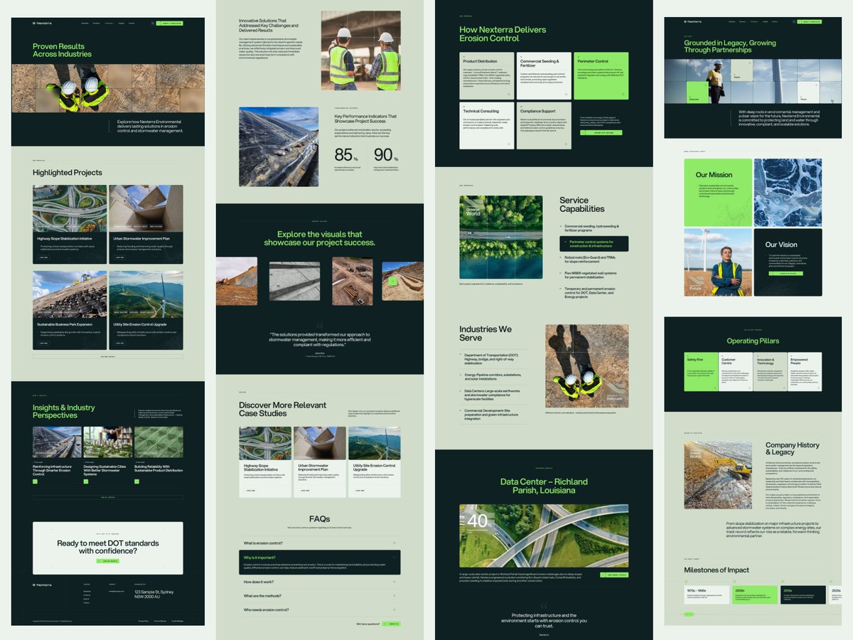 Website design for Nexterra, created in collaboration with our friends at Magnet.