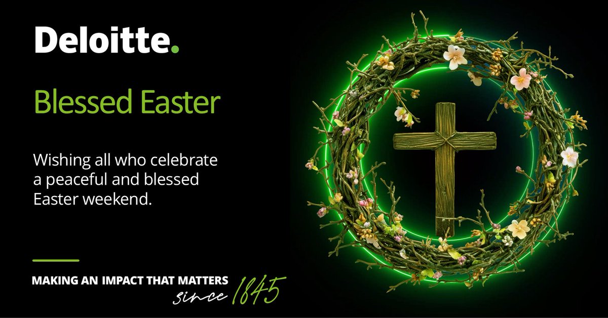 deloittenamibia's tweet photo. Wishing you a joyful Easter filled with love, happiness and exciting moments. https://t.co/S7ypInH0gV