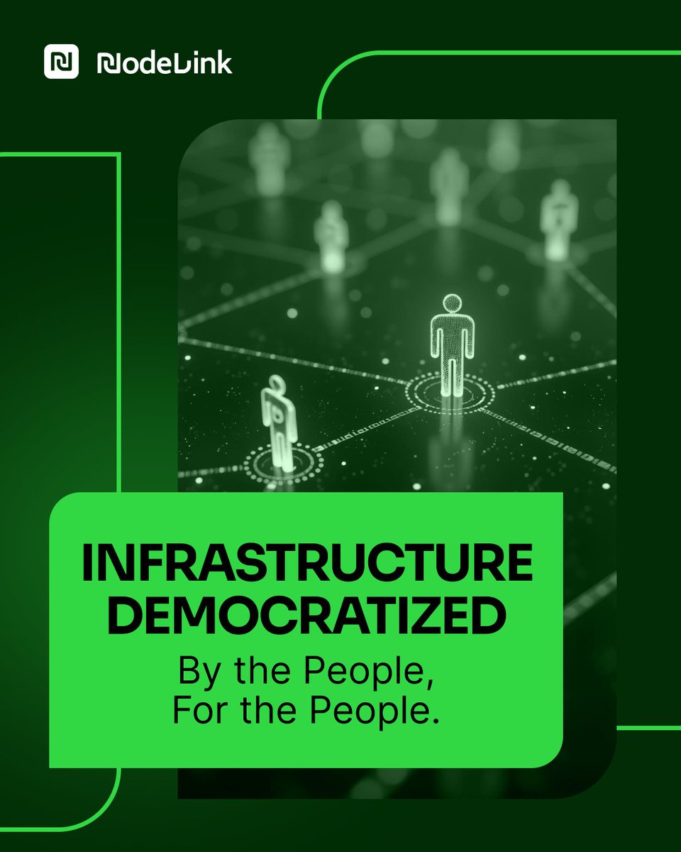 NodeLinkoff's tweet image. Centralized systems are fragile. Distributed systems are unstoppable. ⚡️ #NodeLink is a community-powered network designed to grow organically with the people who sustain it. 

Build with us. Visit the link in our bio.

#Scalability #Community