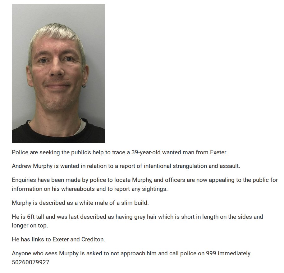 crochetjenny's tweet image. #Exeter #Crediton    
news.devon-cornwall.police.uk/news-article/f…