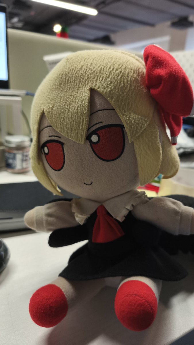 CirnoFumoTan's tweet photo. "Good Friday x T-Pose."
Rumia loves T-posing. But today, Mama Yuuka warned her not to, and even sent Cirno O to let her know that.
But when Cirno O was not looking, Rumia returned back to T-posing.
#rumia #cirnoo #tposing #goodfriday #fumofriday https://t.co/sxzpf9zDsv