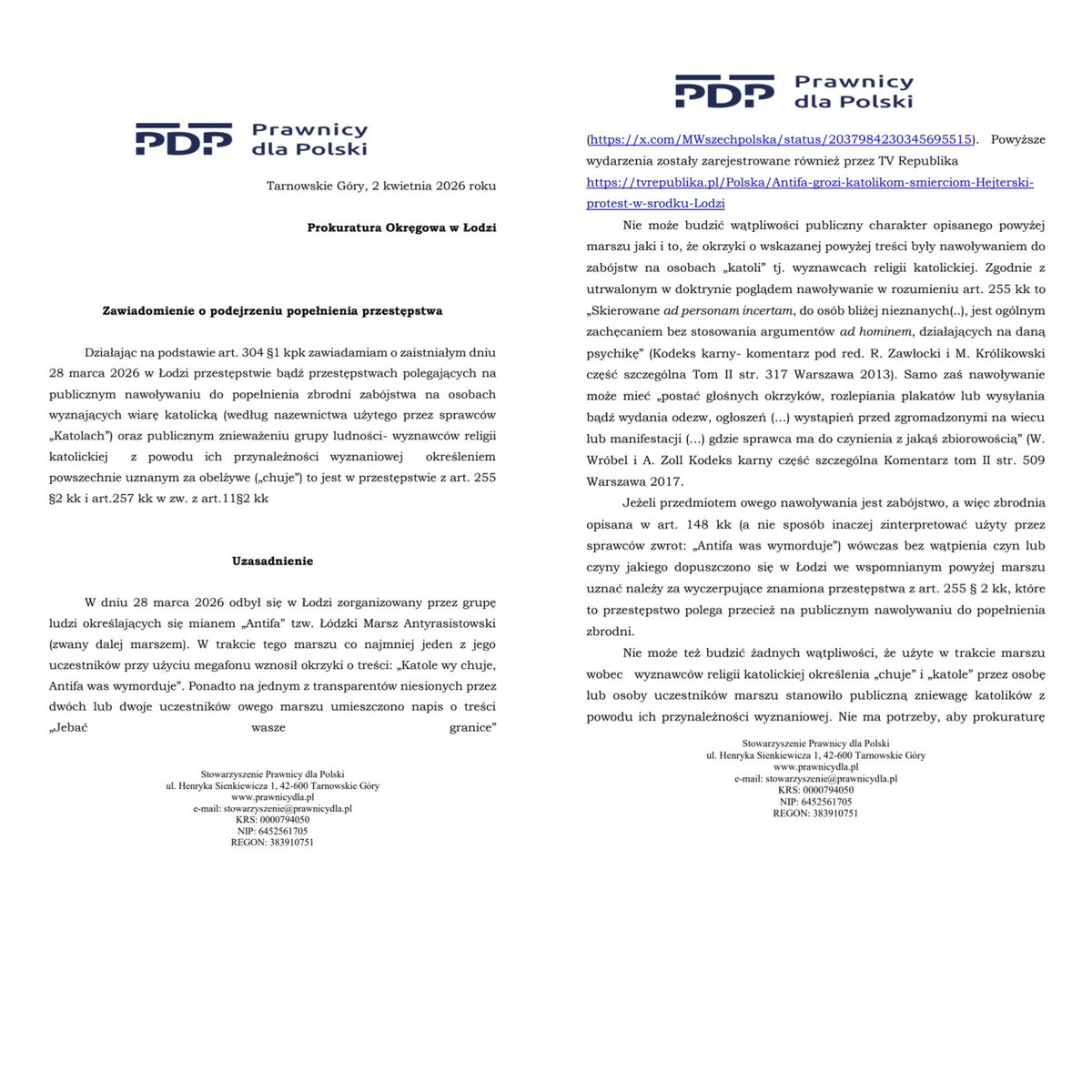 Prawnicy dla Polski tweet media