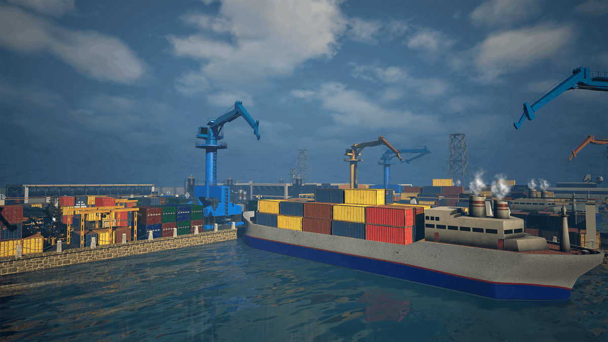 DexsoftGames's tweet photo. Modular Port is a game-ready industrial environment built with Unreal Engine 5.7. The pack includes 130+ unique meshes, animated blueprints and example level.

Explore it now on @fab 🔗 https://t.co/R4qt67m17q 

#unrealengine #gameassets #gamedev https://t.co/j2PrWv4jC8