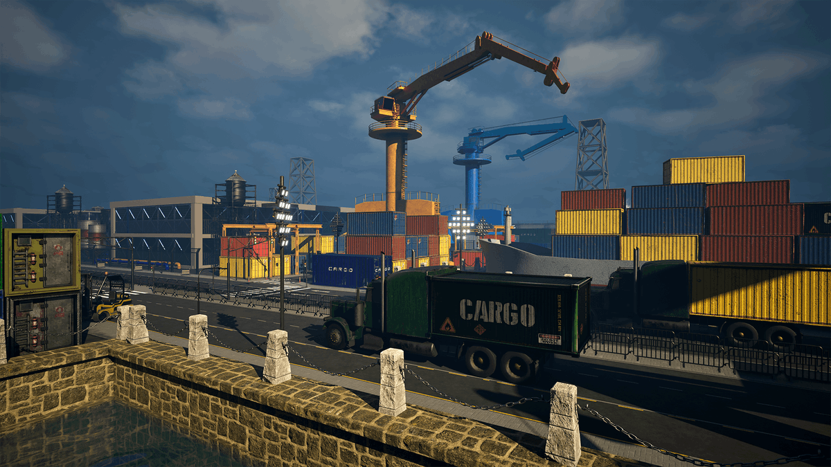 DexsoftGames's tweet photo. Modular Port is a game-ready industrial environment built with Unreal Engine 5.7. The pack includes 130+ unique meshes, animated blueprints and example level.

Explore it now on @fab 🔗 https://t.co/R4qt67m17q 

#unrealengine #gameassets #gamedev https://t.co/j2PrWv4jC8