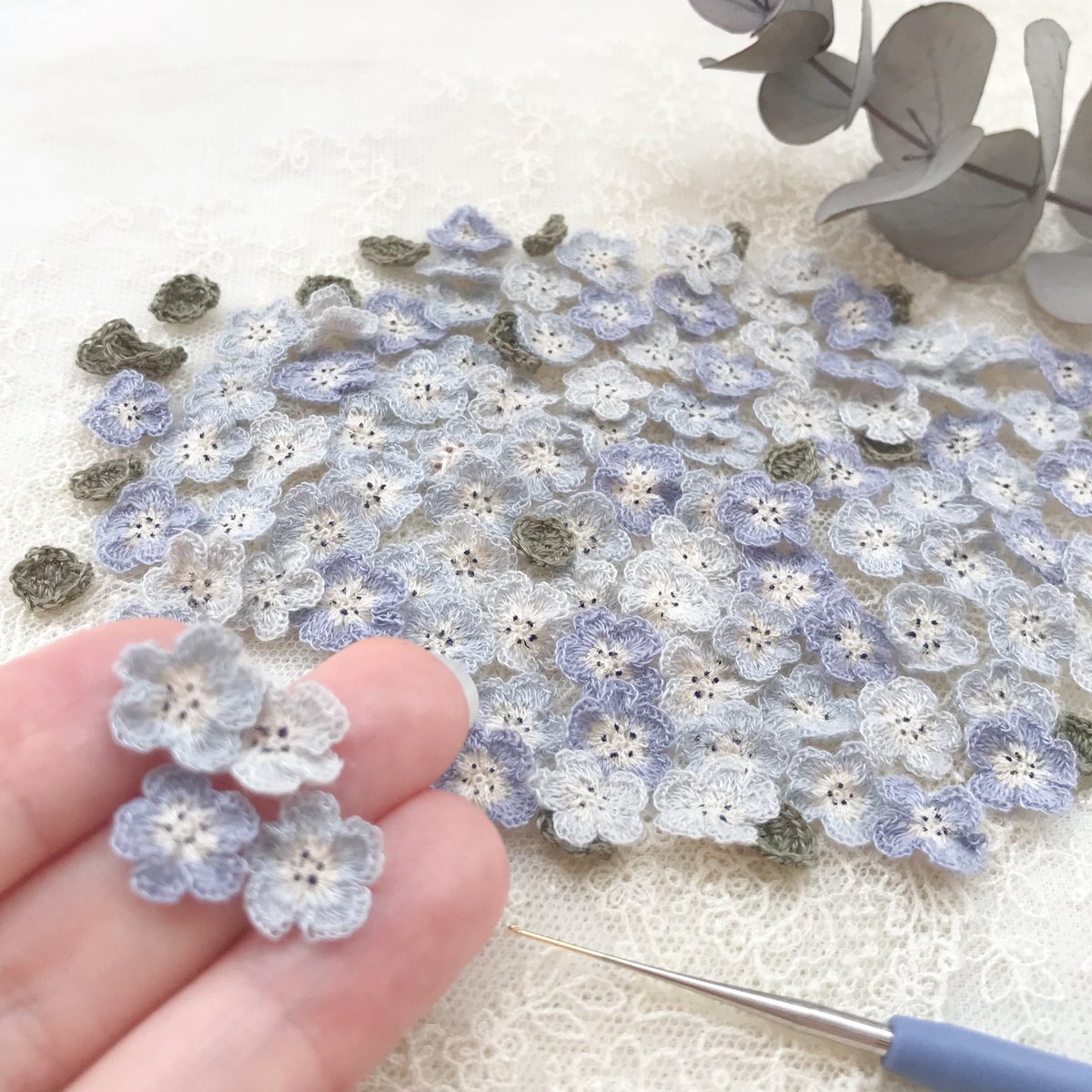 ふんわりレース編みspinu tweet media