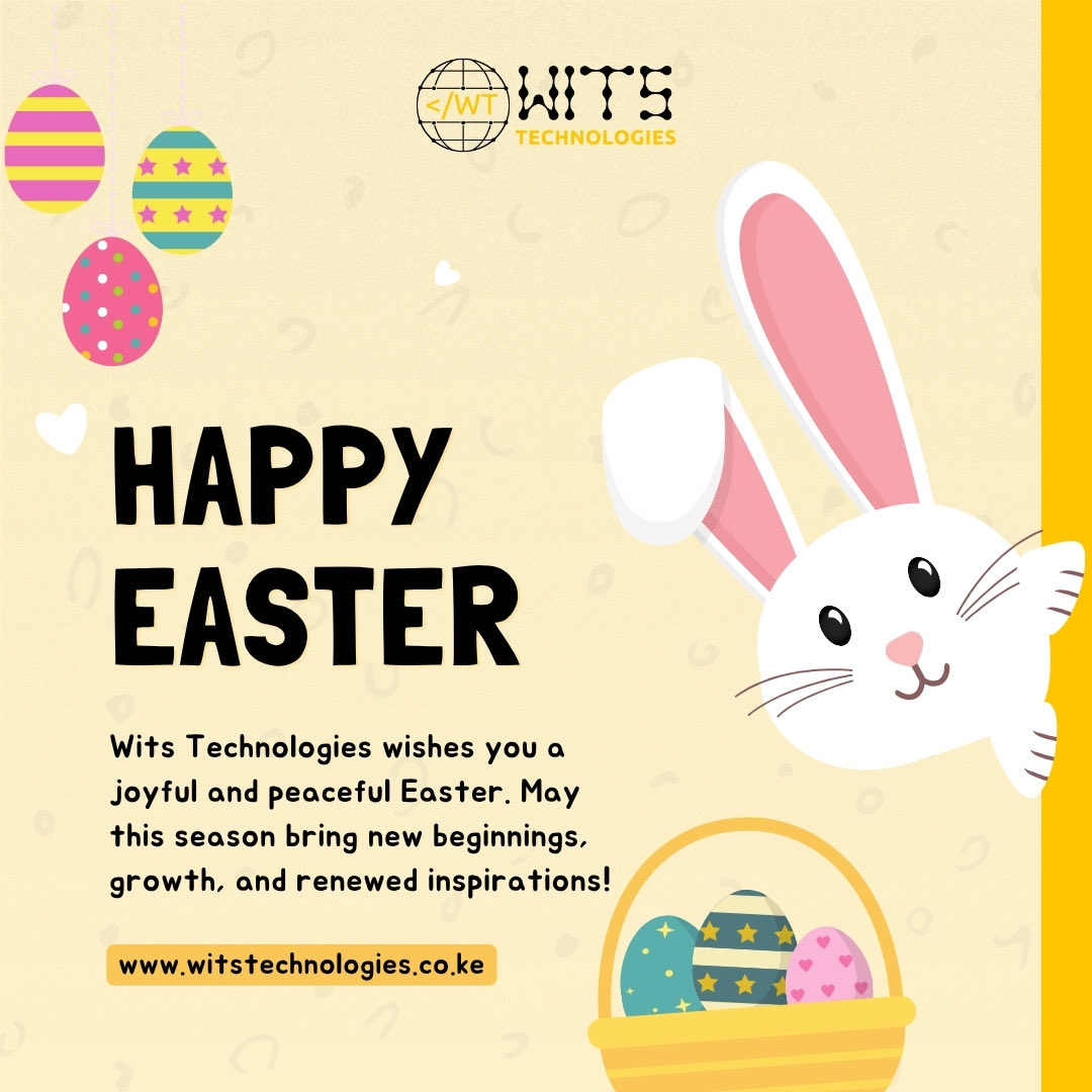 WitsTechKe's tweet photo. May this new season bring new beginnings, growth and renewed inspirations! 

Happy Easter from Wits Technologies!

#happyeaster #easterholidays #witstechnologies #happyhappy https://t.co/tEd5TFgqD5