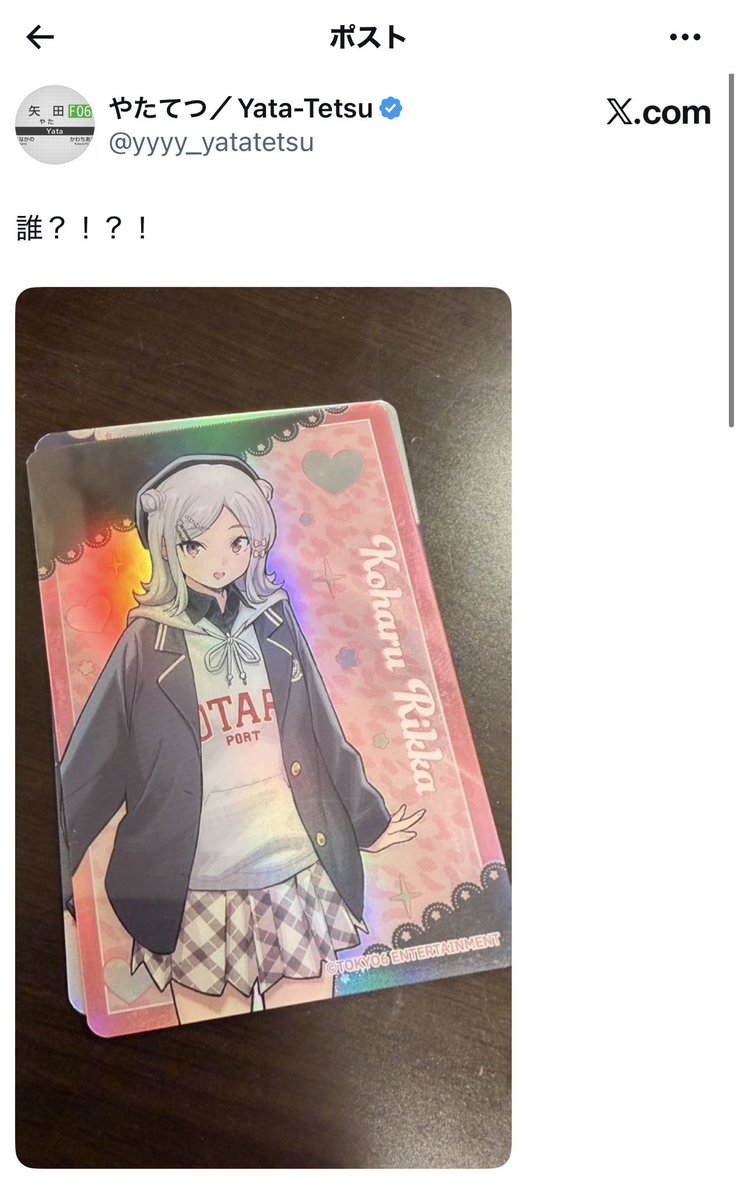 やたてつ／Yata-Tetsu tweet media