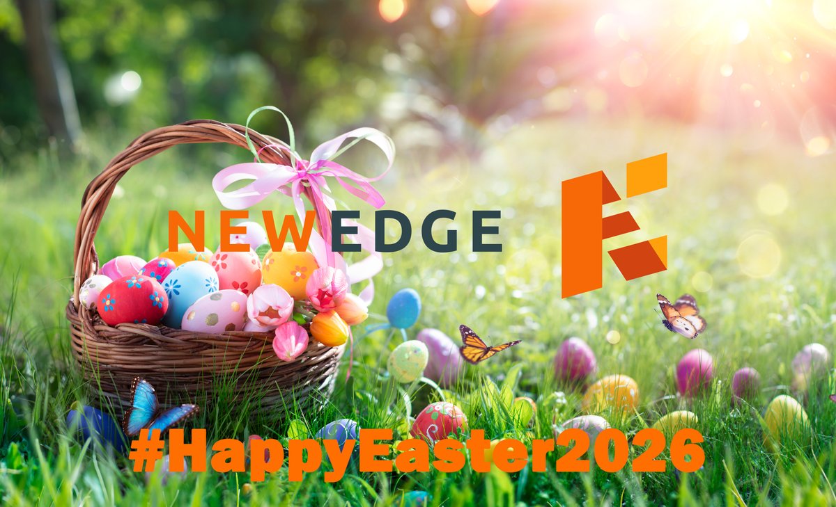 newedgemedia's tweet photo. Wishing you a joyful and relaxing Easter weekend! 🌷🐣 May your days be filled with sunshine, laughter, and plenty of chocolate eggs. From all of us at Newedge, have a wonderful #HappyEaster2026! https://t.co/gEtWmaps41