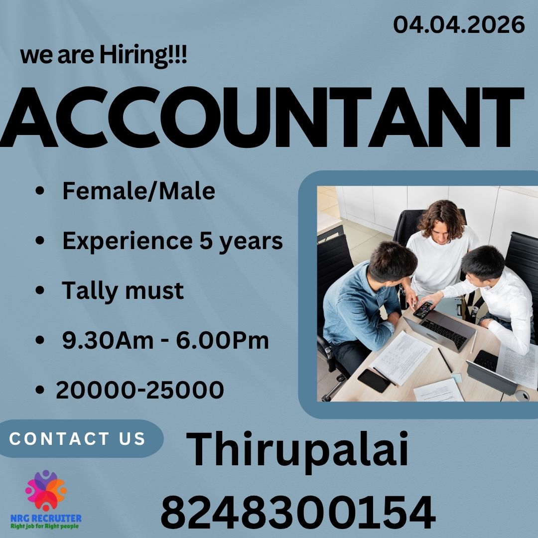 MaduraiNRG's tweet image. madurai #maduraijob #Telecalling #Accountant #Tallymust #Malecandidate #joboffer #jobvaccancy #jobupdates #Femalecandidate #Salarynegotiable #Experiencemust #anydegree #Jobhiring #jobreference #Viralpost #Currentupdates