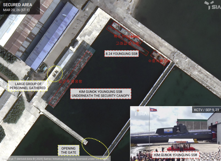 North Korea claims it now possesses a nuclear attack submarine. Our latest analysis looks at supporting indicators and what this could mean for a North Korea with second-strike capability.

si-analytics.ai/en/declaring-t…

#IMINT #OSINT #GEOINT