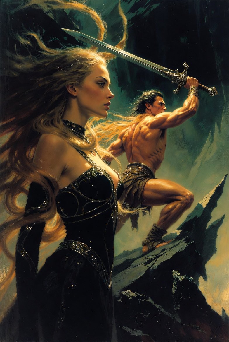 The Magnificent Duo

#AIart #AIPainting #fantasyart