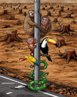 Non à la déforestation...
Partagez si vous êtes d'accord