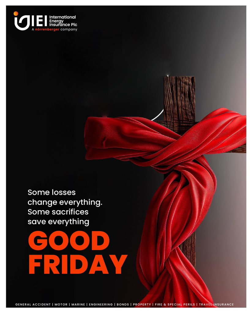 True peace isn't the absence of a storm, but the certainty of being covered through it.

Today, we reflect on the sacrifice that turned a moment of despair into a legacy of hope. 
#GoodFriday