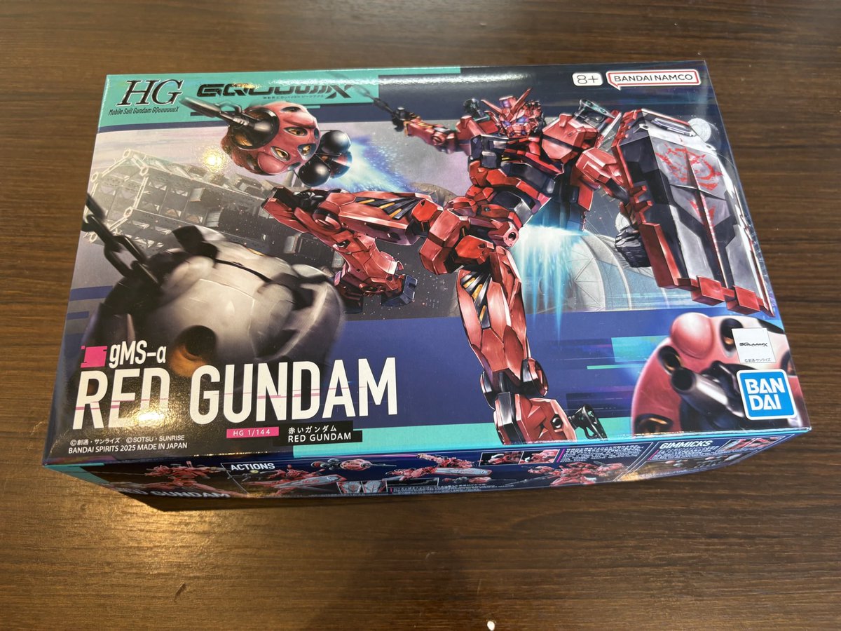 monkey_knp's tweet photo. 今更ながら欲しかった赤いガンダムよーやく買えた(*´∀`)♪
#ガンプラ
#ガンダム https://t.co/DznQilNXjy