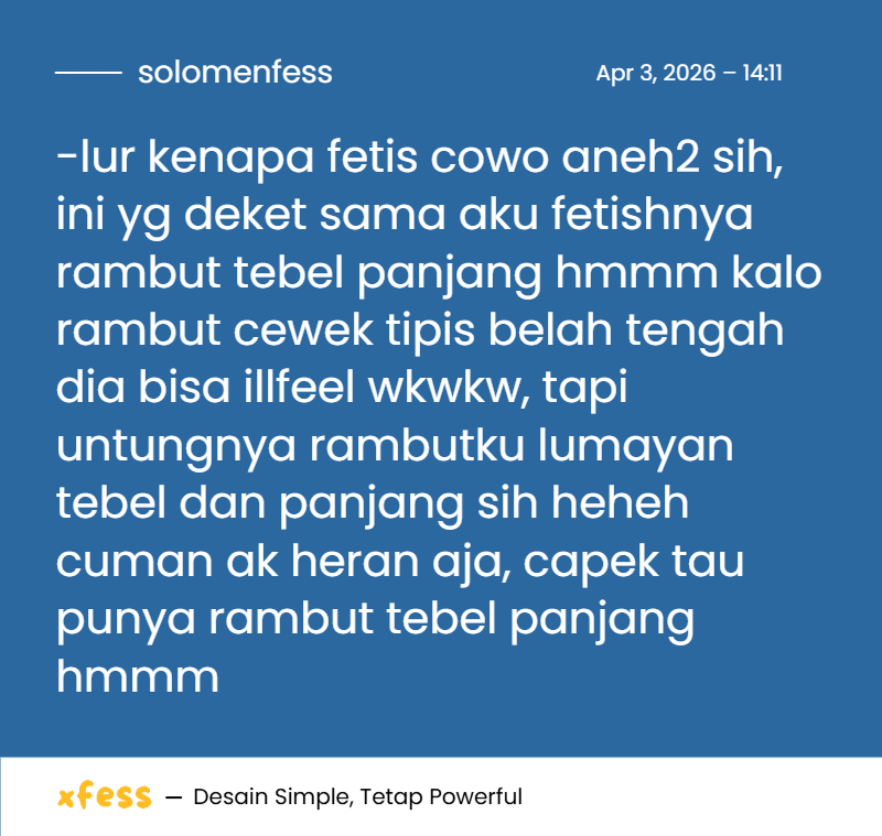 Solo Menfess tweet media