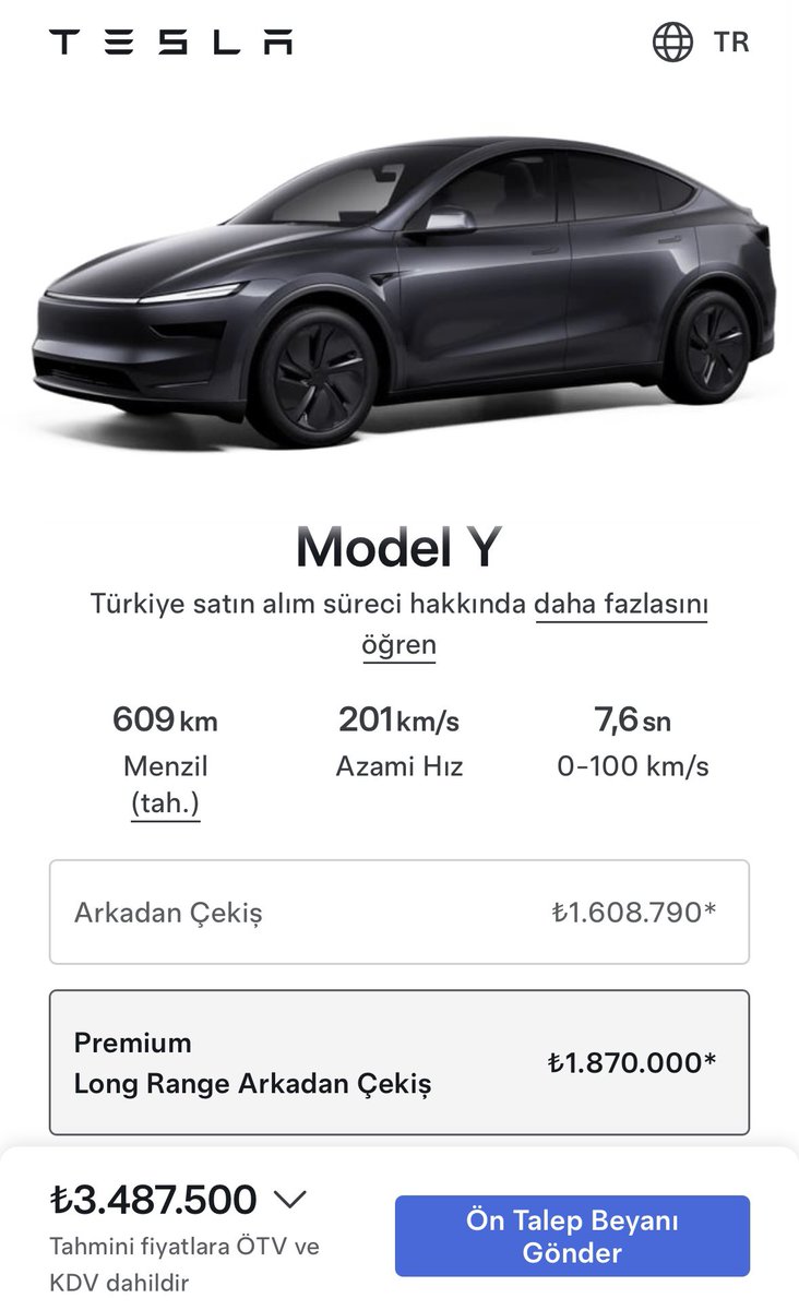 Tesla Kulübü Türkiye 🇹🇷 tweet media