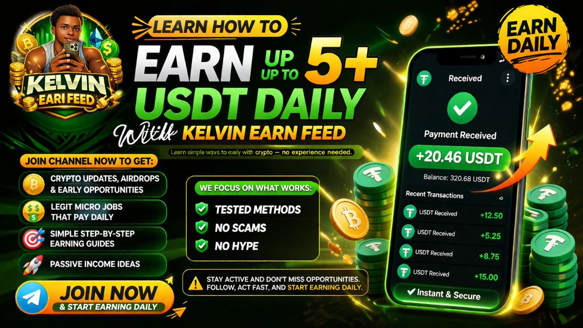 Kelvin Earn Feed tweet media