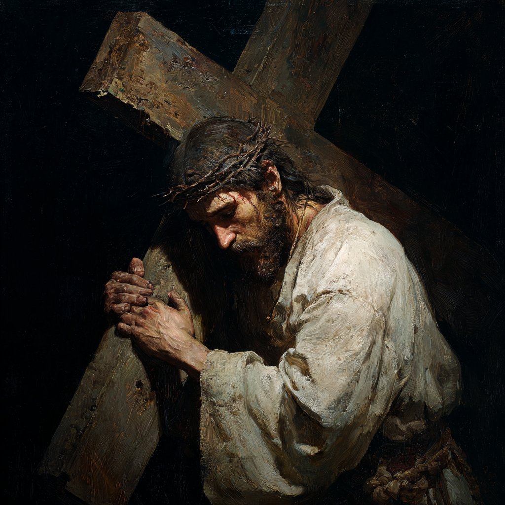 jmolaizola's tweet photo. VIA CRUCIS

Conviene que muera
por el bien del pueblo,
afirmó el esclavo de la ley.
De nada nos sirve
si no nos entretiene
sentenció el mal rey
Se lavó las manos
el juez egoísta,
cambiando verdad por provecho.
Lo cargaron
con un madero
que llevaba el peso
de las mentiras,
dolores, abandonos
y exclusiones
que a tantos golpean.
La carga lo hizo caer.
Su madre le dio su aliento.
Un hombre le dio su apoyo.
Una mujer secó su rostro.
El peso era enorme.
Cayó de nuevo.
Lloraban, afligidas,
las mujeres de aquella ciudad
que lo condenaba.
Llorad por vosotras,
y por nosotros,
por tanto que en este mundo
sigue siendo caos, furia,
seducción de una serpiente.
Fallaron las fuerzas.
Tercera caída. Otro golpe.
Un monte desnudo.
Allí lo despojaron.
Sin nada más que perder,
lo clavaron a la cruz.
Siete palabras,
postrera lección
de perdón, fragilidad y encuentro.
Murió.
Lo bajaron,
y una última caricia
acogió su cuerpo inerte.
Luego lo dejaron
en un sepulcro.
Se cerró la losa.