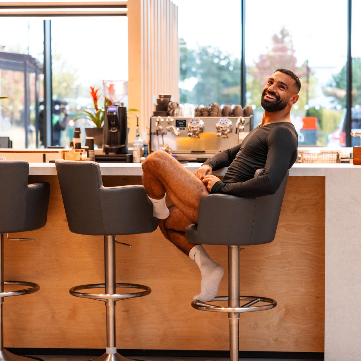 Petition to rename the coffee bar to the Salah bar when he leaves 🥹 ☕️ <a href="/LFC/">Liverpool FC</a>