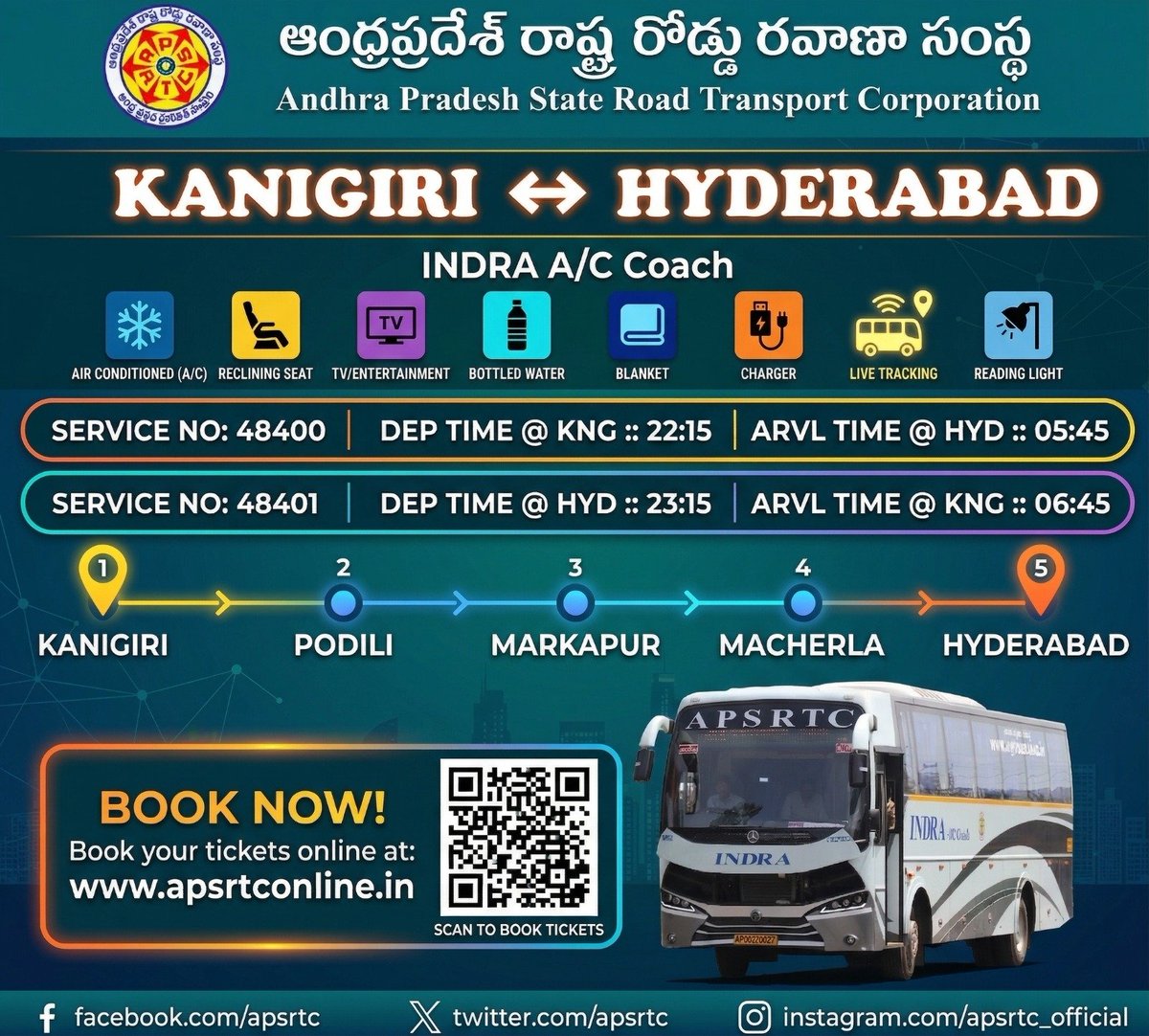 APSRTC tweet media